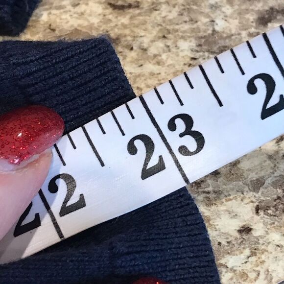 Tommy Hilfiger Blue Sweater Top with White Dots XXL - Picture 9 of 12